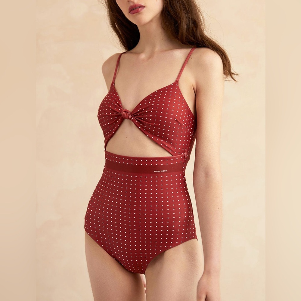 Visual Mood Reversible One Piece Swimsuit Size S & L NWOT